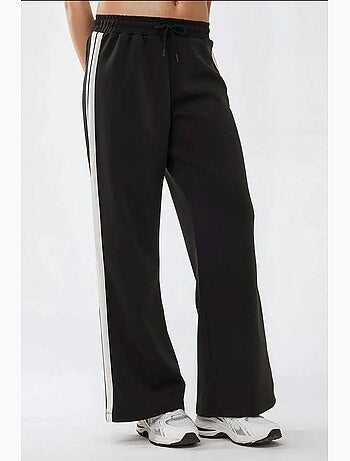 Pantalones deportivos de rayas y pierna ancha hiccup