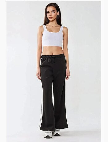 Pantalones deportivos de rayas y pierna ancha hiccup