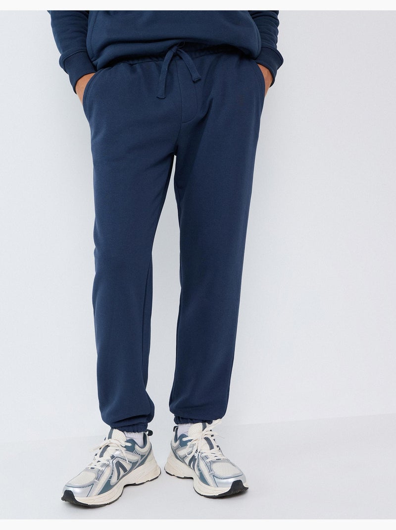 Pantalones deportivos hechos de mullido, mo fashion Azul - Kiabi
