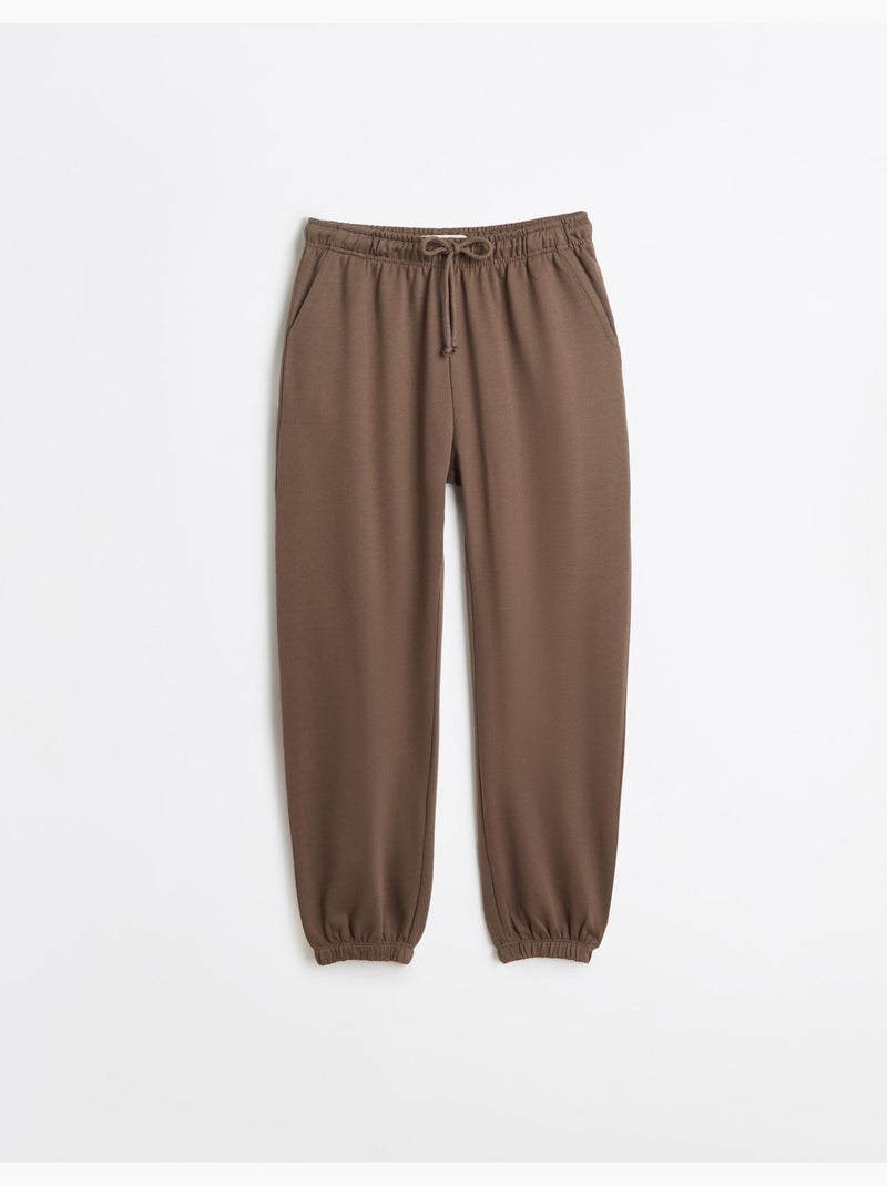 Pantalones deportivos hechos de mullido, mo fashion Beige - Kiabi