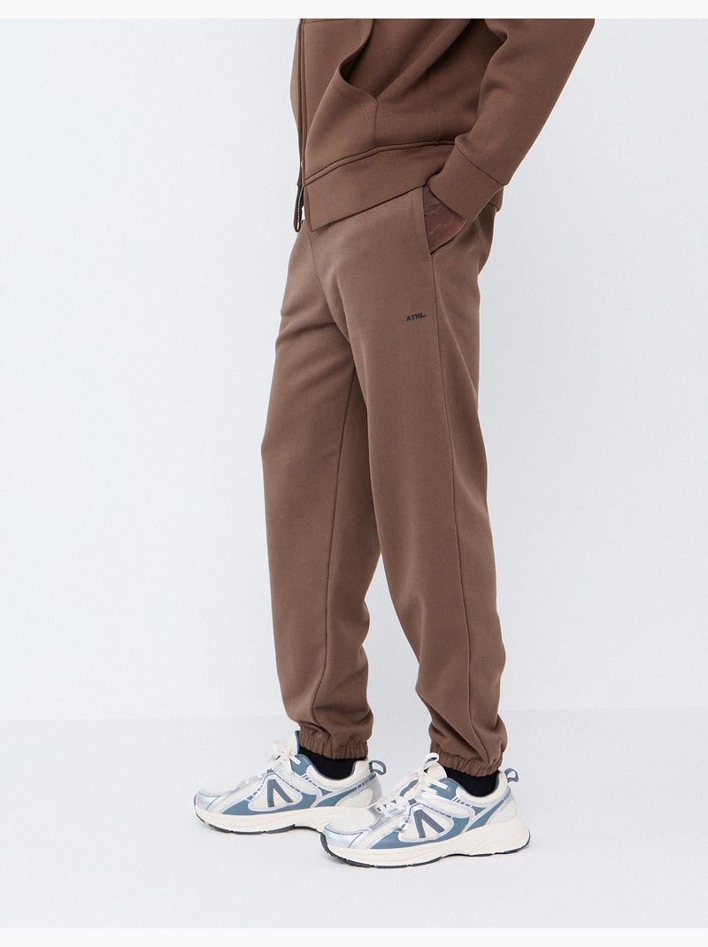 Pantalones deportivos hechos de mullido, mo fashion Marrón - Kiabi
