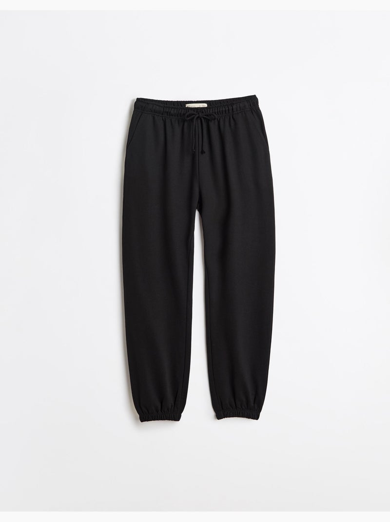 Pantalones deportivos hechos de mullido, mo fashion Negro - Kiabi