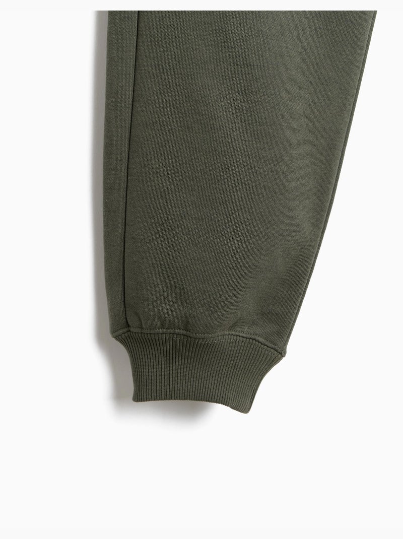 Pantalones deportivos hechos de mullido, mo fashion Verde - Kiabi