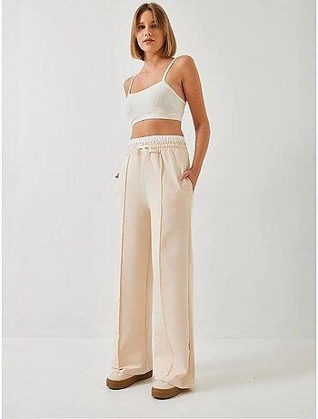 Pantalones elásticos con cintura anudada lucci