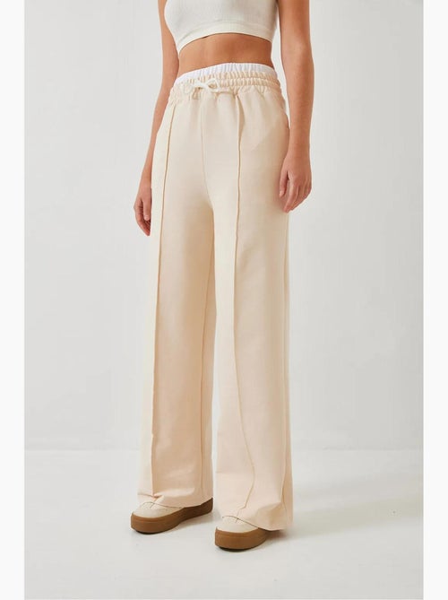 Pantalones elásticos con cintura anudada lucci - Kiabi Pantalones elásticos con cintura anudada lucci - Kiabi