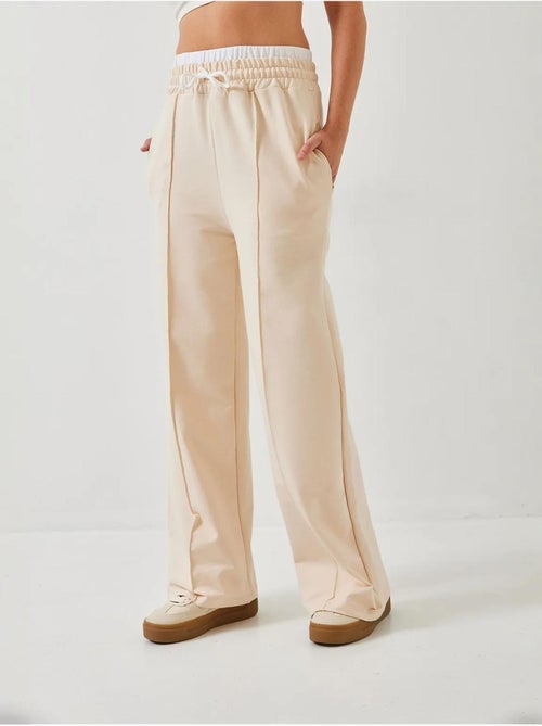 Pantalones elásticos con cintura anudada lucci - Kiabi Pantalones elásticos con cintura anudada lucci - Kiabi