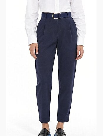 Pantalones elásticos de mezcla de algodón para mujer busem