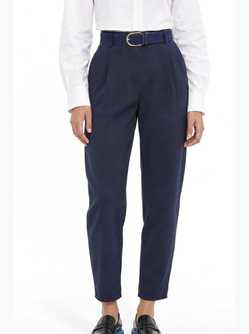 Pantalones elásticos de mezcla de algodón para mujer busem - Kiabi Pantalones elásticos de mezcla de algodón para mujer busem - Kiabi
