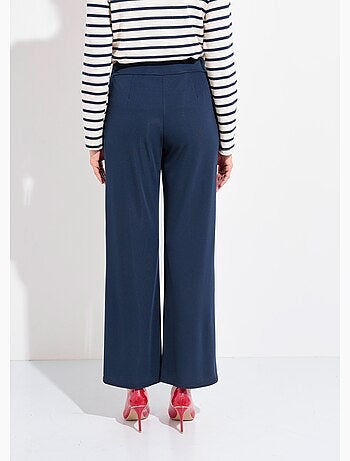 Pantalones elásticos fluidos con cinturón - AFIBEL