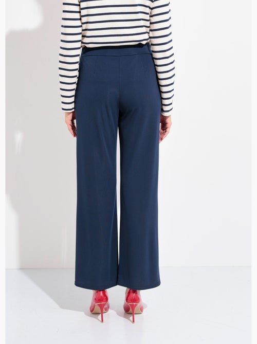 Pantalones elásticos fluidos con cinturón - AFIBEL - Kiabi