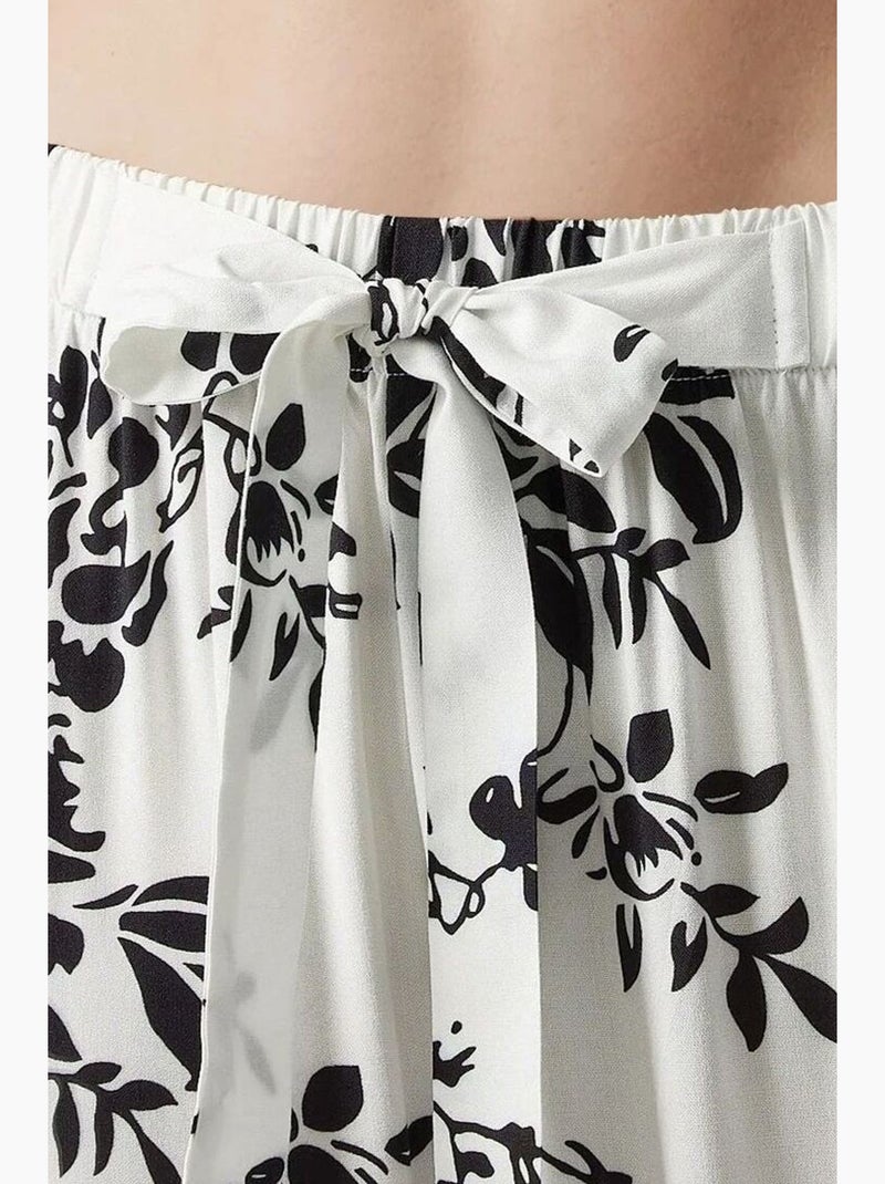 Pantalones estampados de pierna ancha hiccup Multicolor - Kiabi