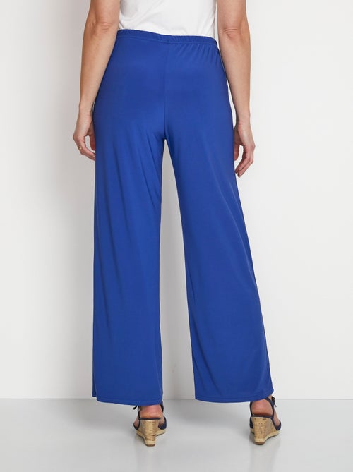 Pantalones fluidos de malla con cintura elástica - Afibel - Kiabi