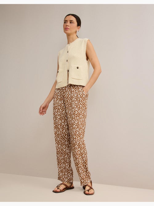 Pantalones fluidos, mo fashion - Kiabi Pantalones fluidos, mo fashion - Kiabi