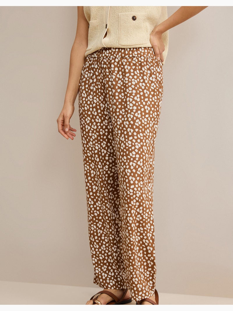 Pantalones fluidos, mo fashion Beige - Kiabi