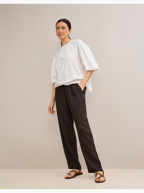 Pantalones fluidos, mo fashion - Kiabi Pantalones fluidos, mo fashion - Kiabi