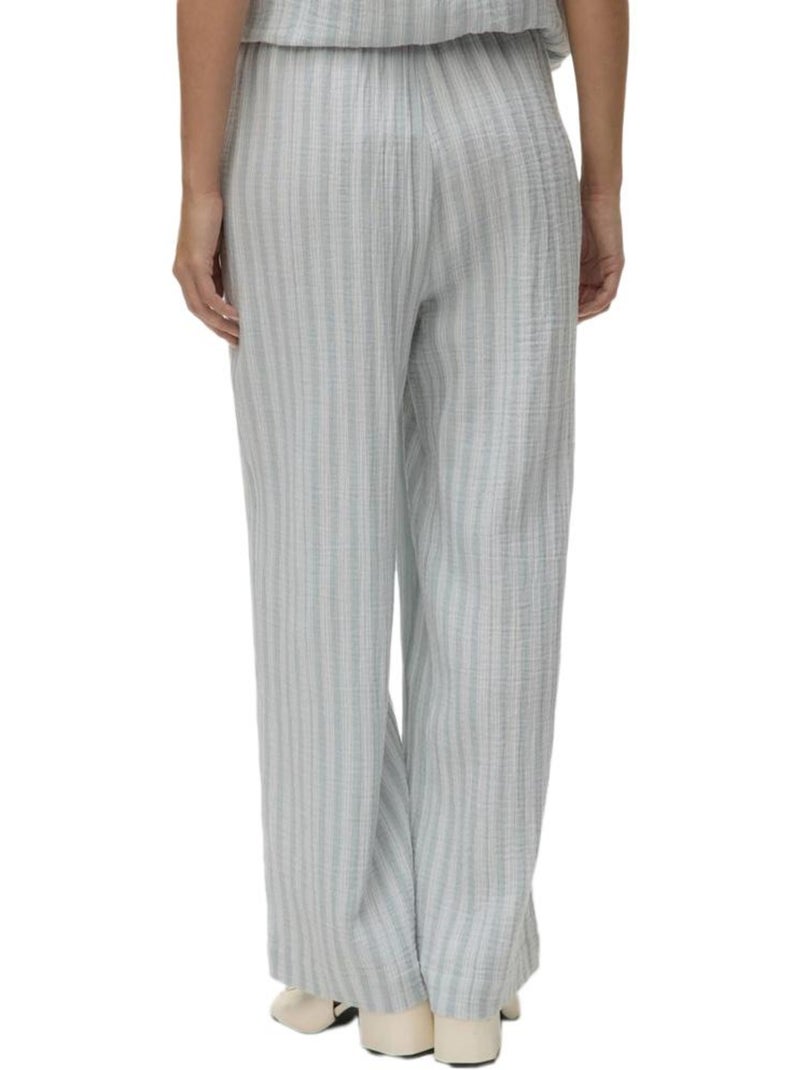 Pantalones Fluidos Vero Moda para Mujer Azul - Kiabi