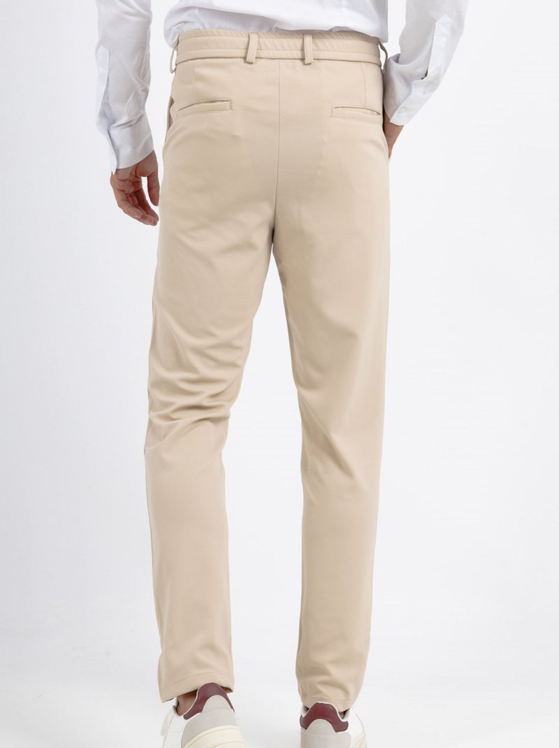Pantalones formales Beige - Kiabi