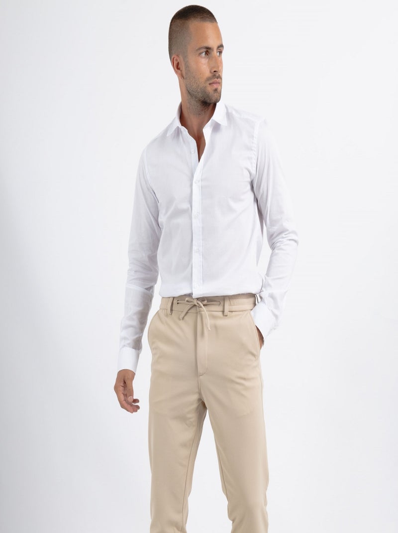 Pantalones formales Beige - Kiabi