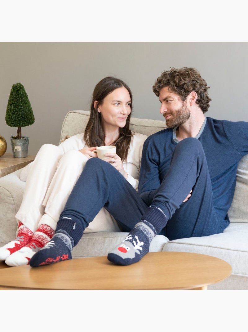 Pantalones homewear hombre Isotoner Azul marino - Kiabi