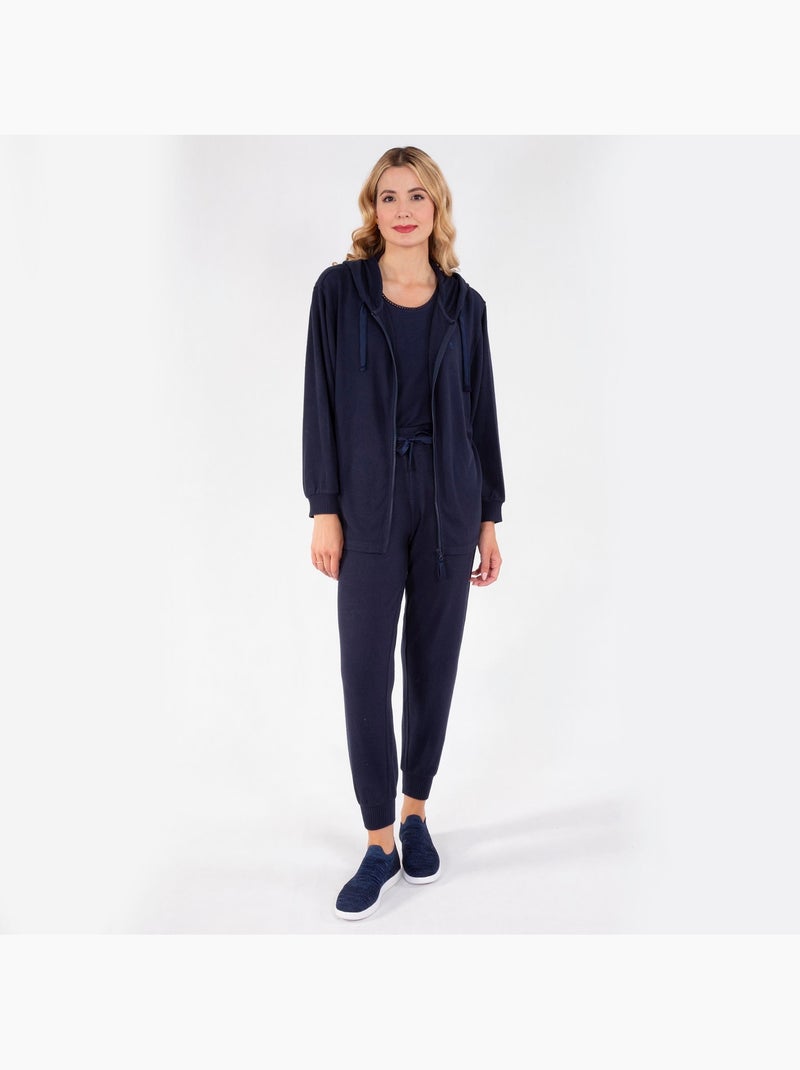 Pantalones homewear mujer Azul marino - Kiabi