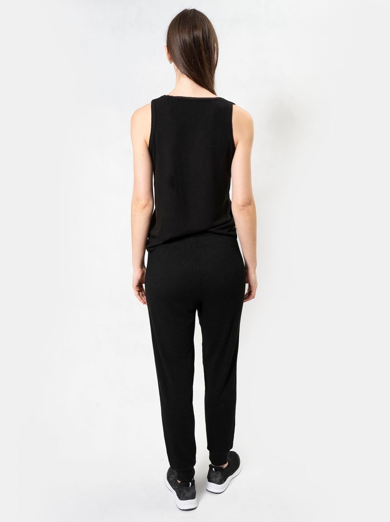 Pantalones homewear mujer Isotoner Negro - Kiabi