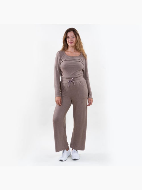 Pantalones homewear mujer isotoner - Kiabi