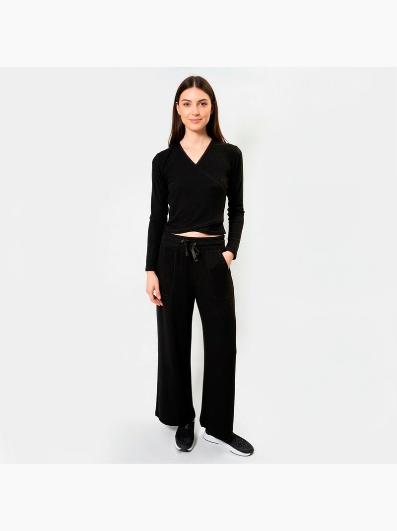 Pantalones homewear mujer Negro - Kiabi