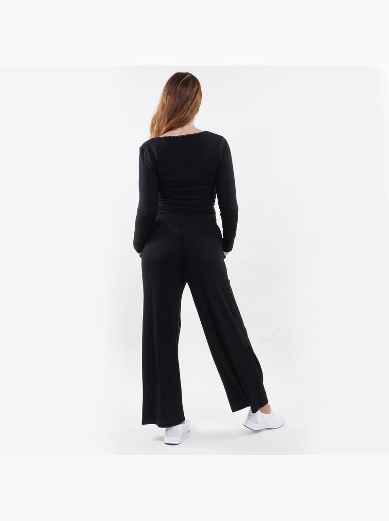 Pantalones homewear mujer Negro - Kiabi