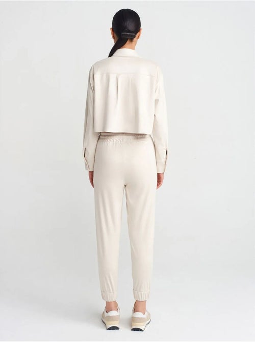 Pantalones jogger de ante sintético - Kiabi