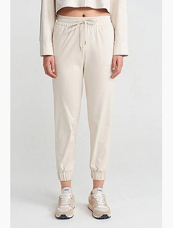 Pantalones jogger de ante sintético dilvin