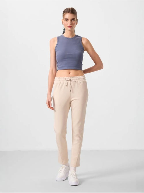 Pantalones jogger de mujer con cremallera tommy - Kiabi Pantalones jogger de mujer con cremallera tommy - Kiabi