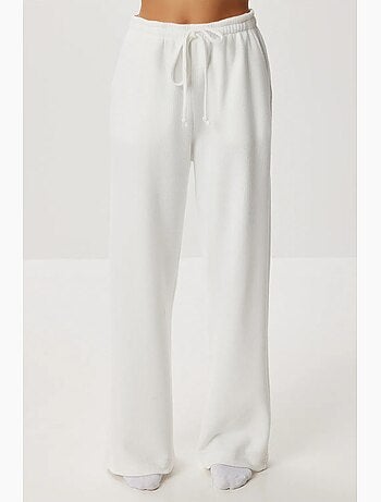 Pantalones jogger de pierna ancha con cierre de cordón istanbul