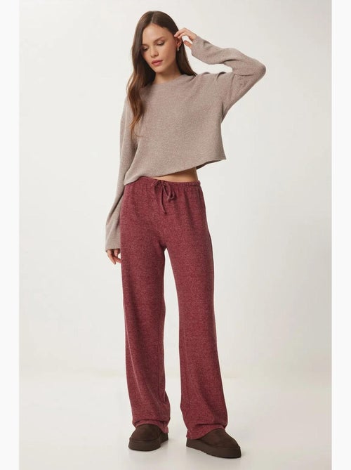 Pantalones jogger de pierna ancha con cierre de cordón istanbul - Kiabi Pantalones jogger de pierna ancha con cierre de cordón istanbul - Kiabi