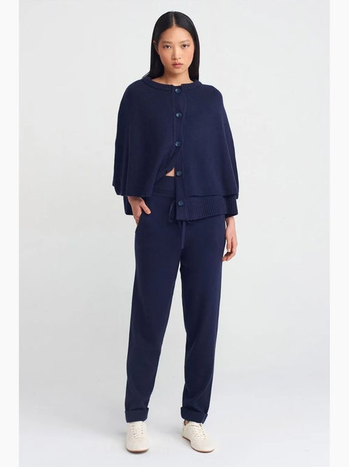 Pantalones jogger de punto con lúrex para mujer dilvin - Kiabi