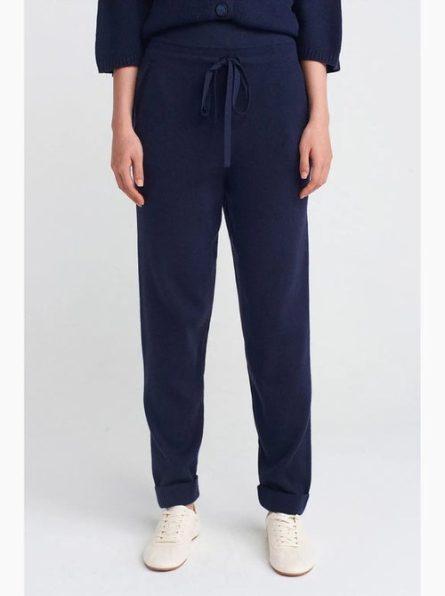 Pantalones jogger de punto con lúrex para mujer dilvin - Kiabi