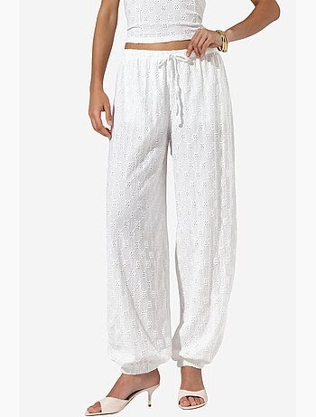 Pantalones jogger de tejido tejido texturizado busem