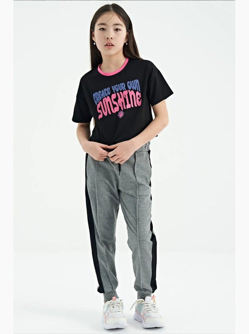 Pantalones juveniles unisex de mezcla de algodón tommy - Kiabi Pantalones juveniles unisex de mezcla de algodón tommy - Kiabi