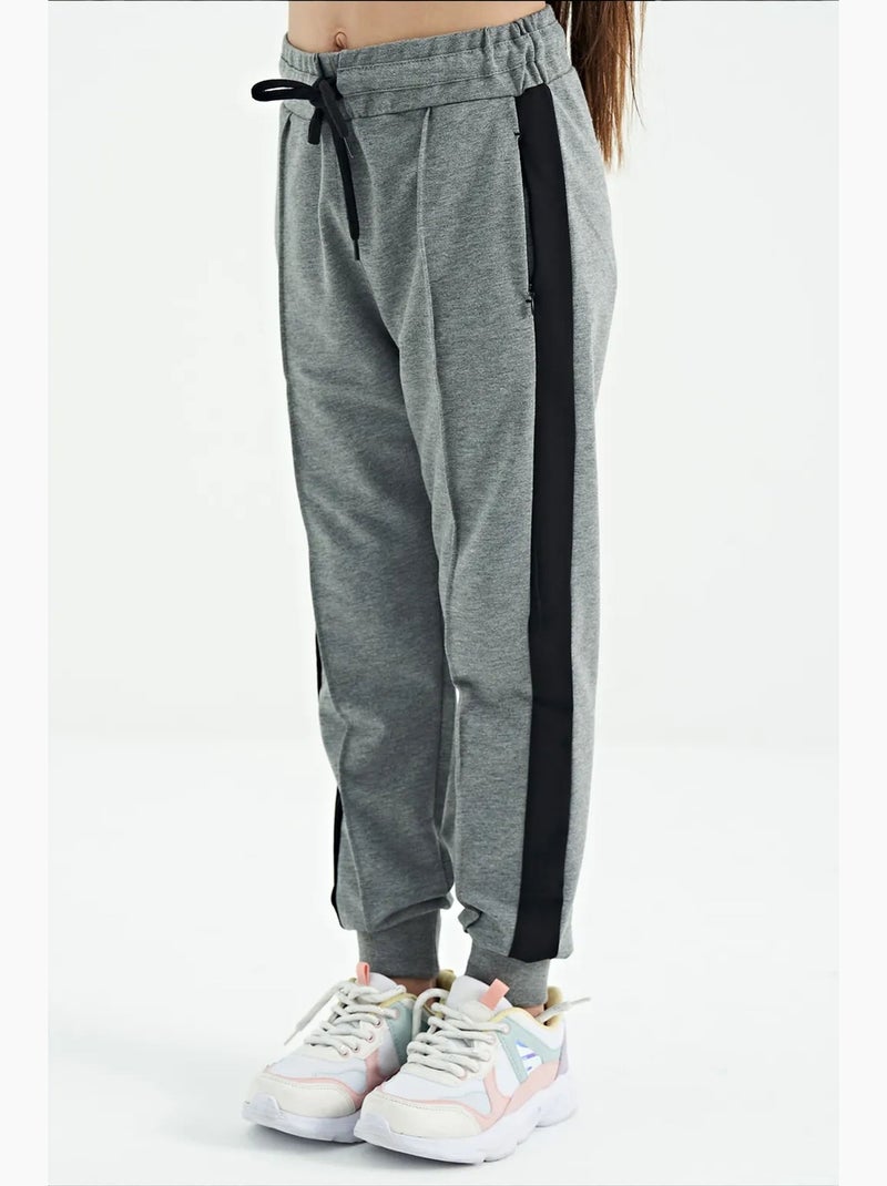 Pantalones juveniles unisex de mezcla de algodón tommy Gris - Kiabi