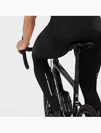 Pantalones largos ciclismo con badana hombre ciclismo hombre core topclass