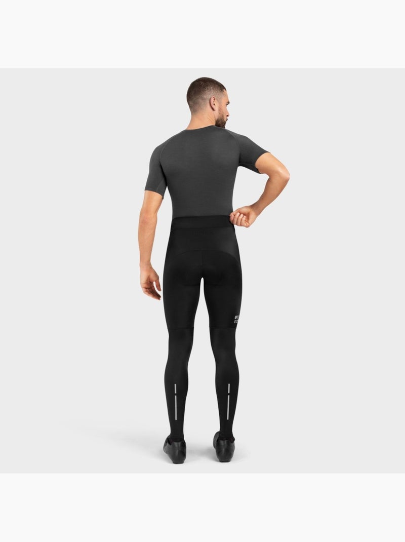 Pantalones largos ciclismo con badana hombre ciclismo hombre core topclass Negro - Kiabi