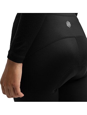 Pantalones largos ciclismo con badana mujer ciclismo mujer core lookout