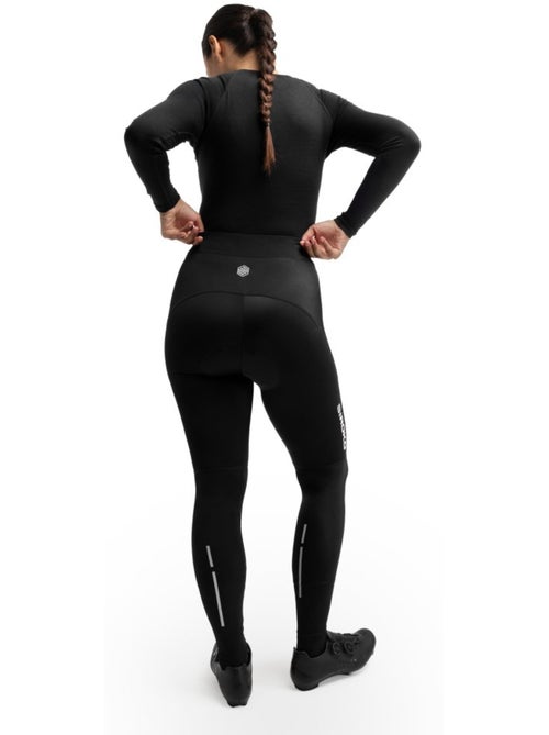 Pantalones largos ciclismo con badana mujer ciclismo mujer core lookout - Kiabi