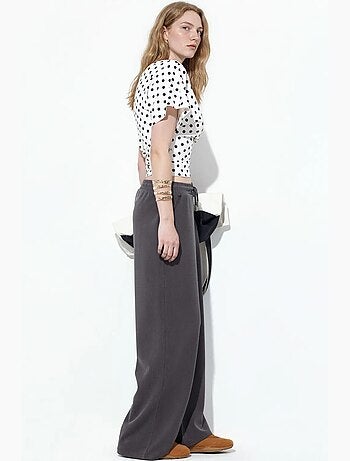 Pantalones largos con cintura elástica y cordón ajustable busem