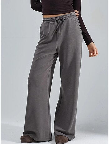 Pantalones largos con cintura elástica y cordón ajustable busem