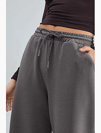 Pantalones largos con cintura elástica y cordón ajustable busem