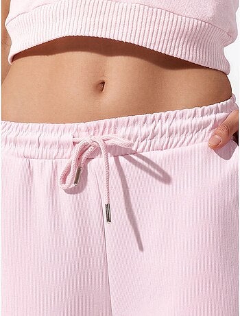 Pantalones largos con cintura elástica y cordón ajustable busem