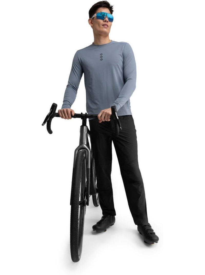 Pantalones largos de gravel hombre ciclismo hombre rift Negro - Kiabi