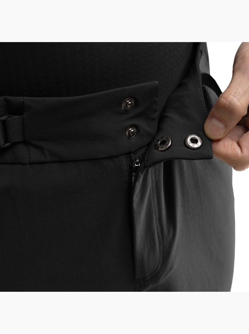 Pantalones largos de gravel hombre ciclismo hombre rift Negro - Kiabi
