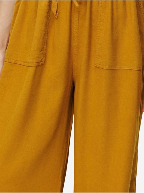 Pantalones largos de pierna recta con cintura elástica para mujer mixray - Kiabi Pantalones largos de pierna recta con cintura elástica para mujer mixray - Kiabi