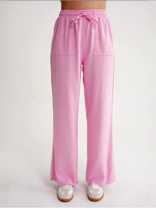 Pantalones largos de pierna recta con cintura elástica para mujer mixray - Kiabi Pantalones largos de pierna recta con cintura elástica para mujer mixray - Kiabi